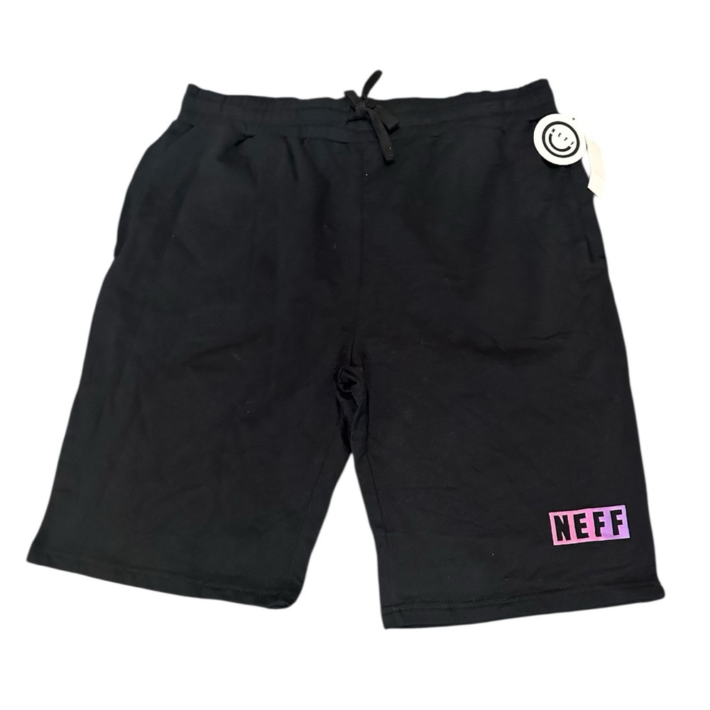Neff Black Men's Fleece Athletic Shorts NWT Size XL